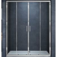 Душевая дверь Vincea Alpha 170 VDS-3AL2170CL профиль Хром стекло прозрачное
