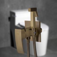 Смеситель с гигиеническим душем Gappo G7207-4 бронзовые