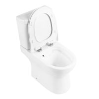 Унитаз-компакт с бачком и сиденьем микролифт BELBAGNO STEAM BB130CPR (3 части)