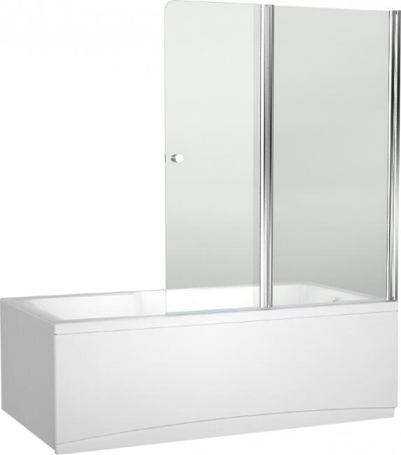 Шторка на ванну Aquanet Alfa 4 NF6222-pivot складная, стекло прозрачное купить в Москве по цене 21 000 руб.