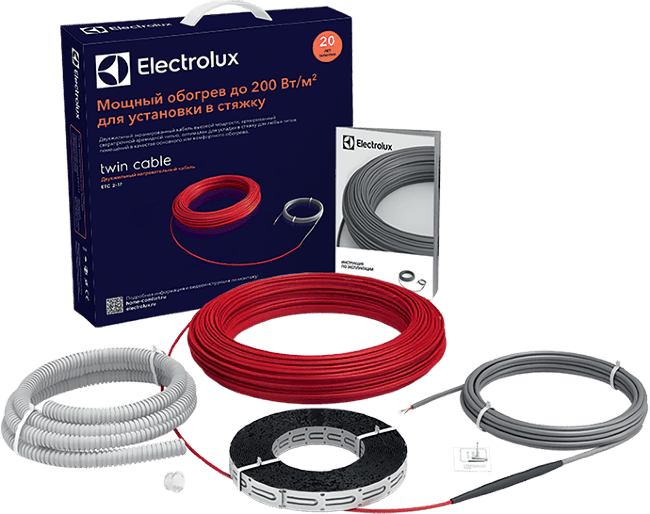 Кабель ELECTROLUX ETC 2-17-2000 (комплект теплого пола) купить в Москве по цене 23 150 руб.