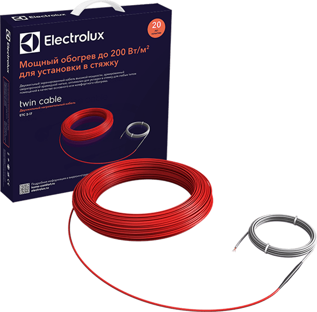 Кабель ELECTROLUX ETC 2-17-2000 (комплект теплого пола) купить в Москве по цене 23 150 руб.