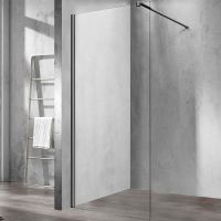 Душевая перегородка VINCEA Walk-In VSW-1H600CLGM, 600*2000, вороненая сталь, стекло прозрачное