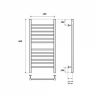 Полотенцесушитель водяной Point Аврора PN10148S П12 400x800, хром