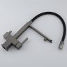 Смеситель для кухни с гибким изливом Gappo G4395-59 оружейная сталь