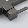 Смеситель для кухни с гибким изливом Gappo G4395-59 оружейная сталь