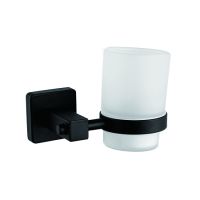 Держатель HAIBA HB8906 стакана матовое стекло, черный