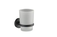 Держатель HAIBA HB8706 стакана матовое стекло, черный