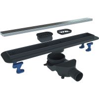 Душевой лоток BelBagno Luce BB-LD-LUCE-90-CR с решеткой Хром / под плитку