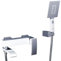 Смеситель для ванны Gappo G3207-8 белый/хром