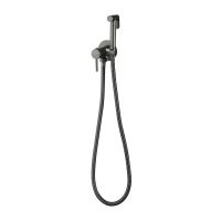 Смеситель с гигиеническим душем Frap F7505-9 оружейная сталь