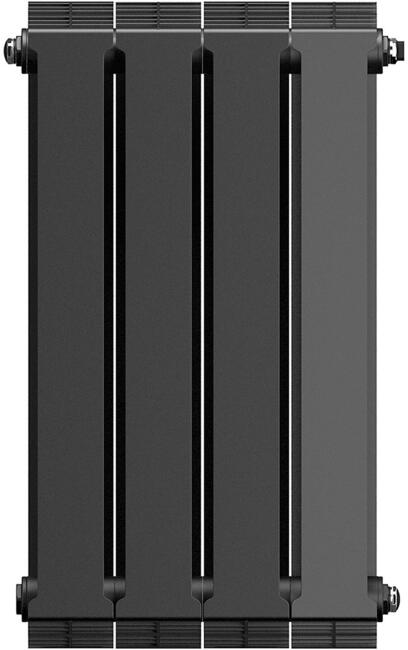 Радиатор Royal Thermo PianoForte 500 Noir Sable - 4 секц. RTPNNS50004 купить в Москве по цене 6 880 руб.