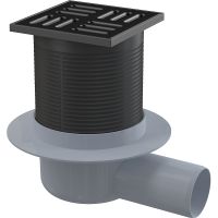 Душевой трап Alcaplast APV31BLACK с Черной матовый решеткой