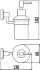 Дозатор Savol 95 S-009531 хром, подвесной Дозатор Savol 95 S-009531 хром, подвесной