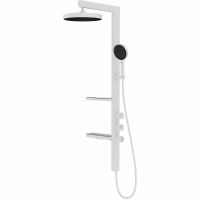 Душевая стойка VINCEA Inspire VSFS-3I11W с Излив VINCEAом, 30см верх душ, белый