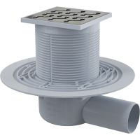 Душевой трап Alcaplast APV102 с решеткой Хром