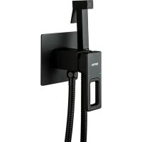 Смеситель с гигиеническим душем Gappo G7217-6 черные
